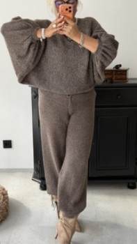 Preview: Ballon Strickpulli - Taube